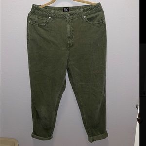 BDG Light Green Corduroy Jeans